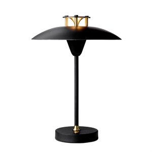 Halo Design Mini Stepp 1-2-3 Tragbare Tischlampe Schwarz