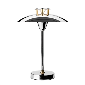 Halo Design Mini Stepp 1-2-3 Tragbare Tischlampe Chrom