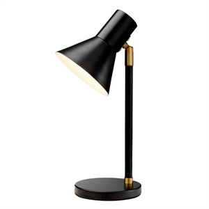 Halo Design Style Tischlampe Schwarz Antik