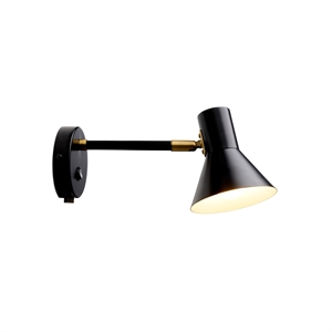 Halo Design Style Wandlampe Schwarz Antik