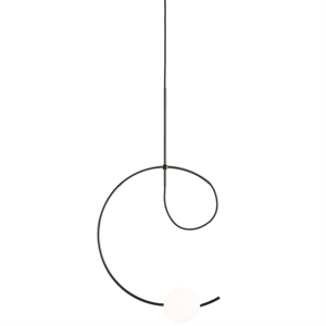 Estiluz Loop Pendelleuchte Schwarz