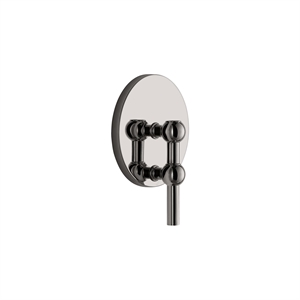 STOFF Nagel Wandkerzenhalter H14,5 Schwarzes Chrom