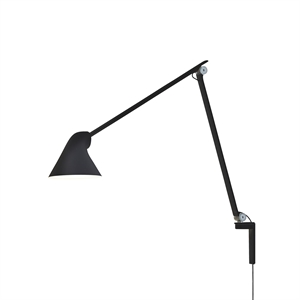 Louis Poulsen NJP Wandlampe Langer Arm 2700K Schwarz