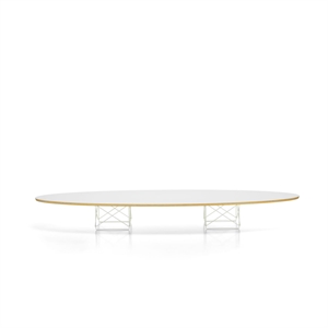 Vitra Elliptical ETR Couchtisch, Weiß Laminat