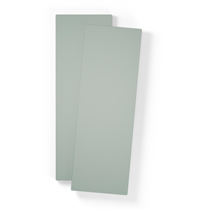 Fachbodenregal für Großen Schrank mit 2 Türen, 2er-Set , Schiefergrau