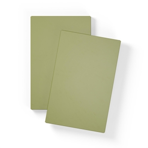 Fachbodenregal für Großen Schrank mit 1 Tür, 2er-Set, Moosgrün