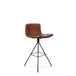 Bent Hansen Primum Barhocker mit Drehgelenk, Niedrig , Schwarz/ Zenso 3 223