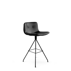 Bent Hansen Primum Barhocker mit Drehgelenk, Niedrig , Schwarz/ Zenso 3 207