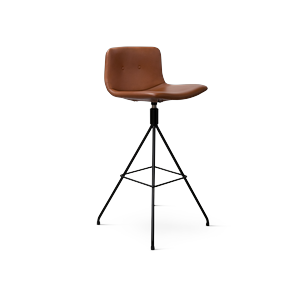 Bent Hansen Primum Barhocker mit Drehgelenk Hoch Schwarz/ Zenso 3 223