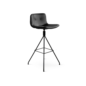 Bent Hansen Primum Barhocker mit Drehgelenk Hoch Schwarz/ Zenso 3 207