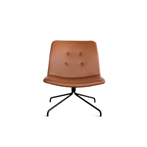 Bent Hansen Primum Sessel Schwarz/ Adrian Cognac