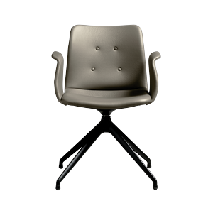 Bent Hansen Primum 4-Star Esszimmerstuhl mit Drehgelenk Schwarz/ Zenso 3 214