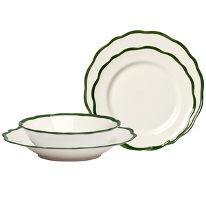 Decotique Fleur Starterset 16-teilig Weiß/ Dunkelgrün