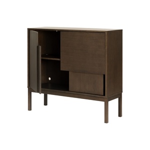 Design House Stockholm Layer Beistelltisch mit Beinen, Dunkle Eiche