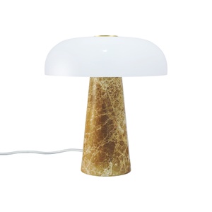 Design For The People Glänzende Tischlampe Mini Beige