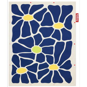 Fatboy Flying Carpet Teppich 140x180 cm Marineblau/ Creme