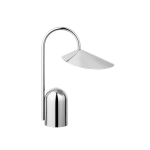 Ferm Living Arum Tragbare Lampe Edelstahl