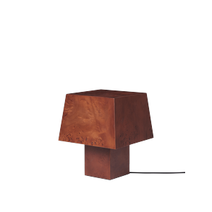 Ferm Living Burl Tischlampe Dunkel Gebeiztes Wurzelholz