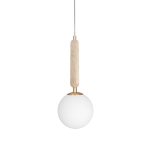 Globen Lighting Torrano 15 Pendelleuchte Beige Travertin