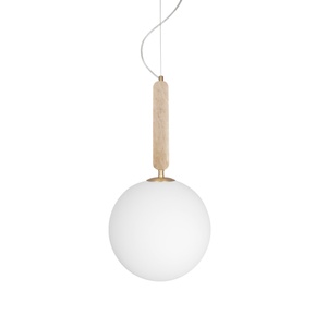 Globen Lighting Torrano 30 Pendelleuchte Beige Travertin