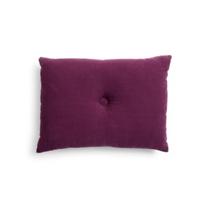 HAY Dot Leinenkissen 60x45 Burgunder