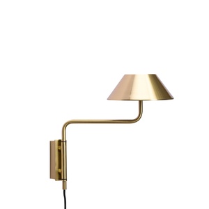 Hübsch Wandlampe mit Abdeckung, Messing