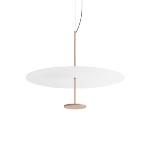 Linea Light Stilo_P Pendelleuchte Ø74 Beige Rot