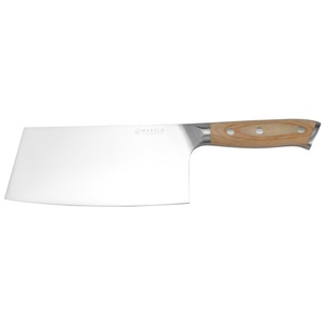 Mareld Europäisches Hackmesser 18 cm Helles Holz