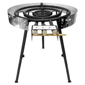 Mareld Gasbrenner mit 2 Ringen 78 cm Schwarz
