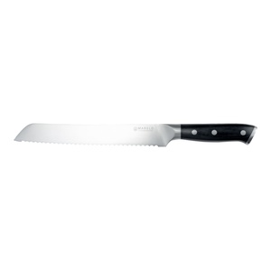 Mareld Europäisches Brotmesser 23 cm Schwarz