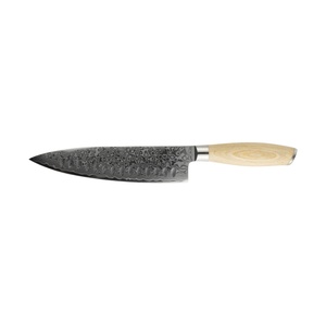 Mareld Akio Japanisches Kochmesser mit Olivenschliff, 21 cm, Holz