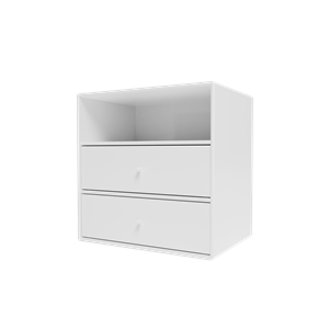Montana Mini 1006 Bücherregal mit 2 Schubladen Neu Weiß