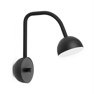 Northern Blush Wandlampe Schwarz