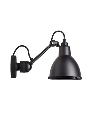 Lampe Gras N304 Wandlampe Badenzimmer Schwarz Matt