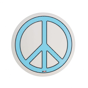 Seletti "Blow" Peace Spiegel Hellblau