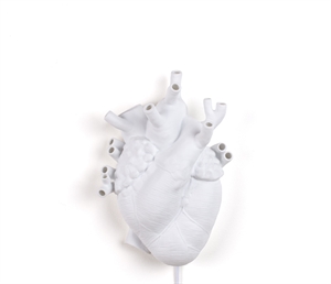 Seletti Heart Wandlampe Weiß
