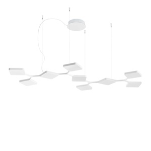 Stilnovo Quad Pendelleuchte Linear Weiß
