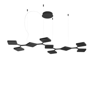 Stilnovo Quad Pendelleuchte Linear Schwarz