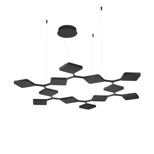 Stilnovo Quad Pendelleuchte Kreis Schwarz