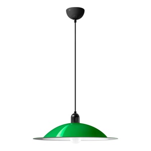 Stilnovo Lampiatta Pendelleuchte Groß Weiß/ Grün
