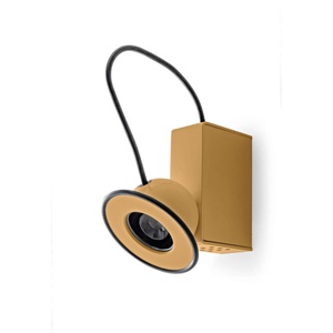 Stilnovo Minibox Wandlampe Kaffee