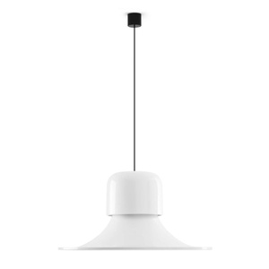 Stilnovo Campana Pendelleuchte Glänzend Grau/ Weiß