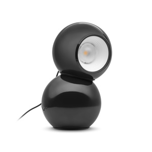 Stilnovo Gravitino Tischlampe, Glänzend Schwarz
