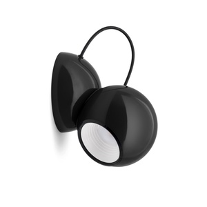 Stilnovo Gravitino Wandlampe Schwarz Glänzend