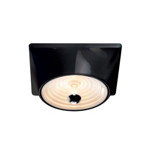 Stilnovo Goletta Wandlampe Glänzend Schwarz/ Weiß
