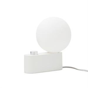 Tala Alumina Tischlampe Weiß mit Kugel IV