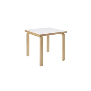 artek Aalto 80C Quadratischer Esstisch Weiß