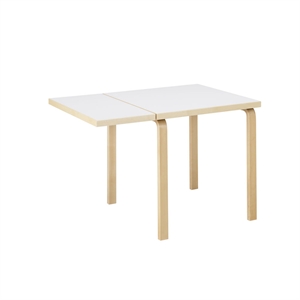 artek Aalto DL81C Esstisch mit Klapptisch, Weiß