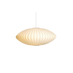 HAY Nelson Saucer Bubble Pendelleuchte, Mittelgroß, Cremefarben
