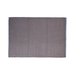 HAY Tapis Teppich 170x240 Kastanie/ Blau